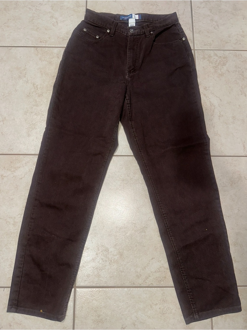 Liz Claiborne Lizwear Brown Classic Fit Jeans Women’s Size 10